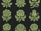 Rose Flower Design Pack – 9 Decorative CNC & Laser Cut-3