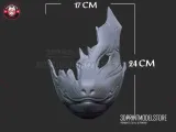 Japan Samurai Oni Ghost of Tsushima Mask for Cosplay-3