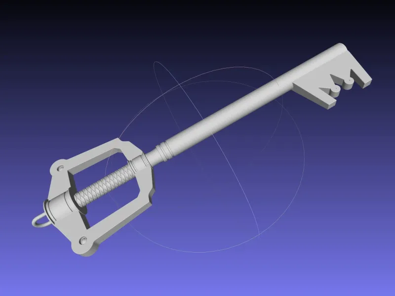 Kingdom Hearts Keyblade Yazdırılabilir Montaj