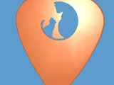 Cat & kitten Guitar Pick -2
