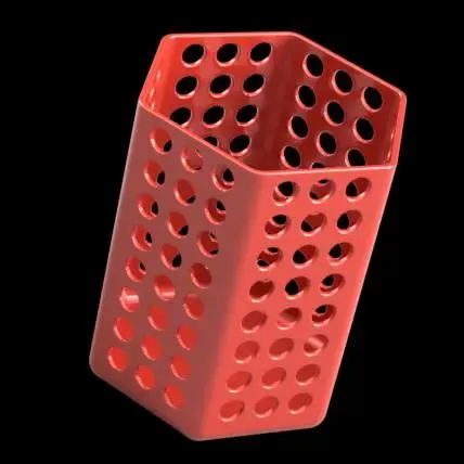 Hexagonal desk organizer