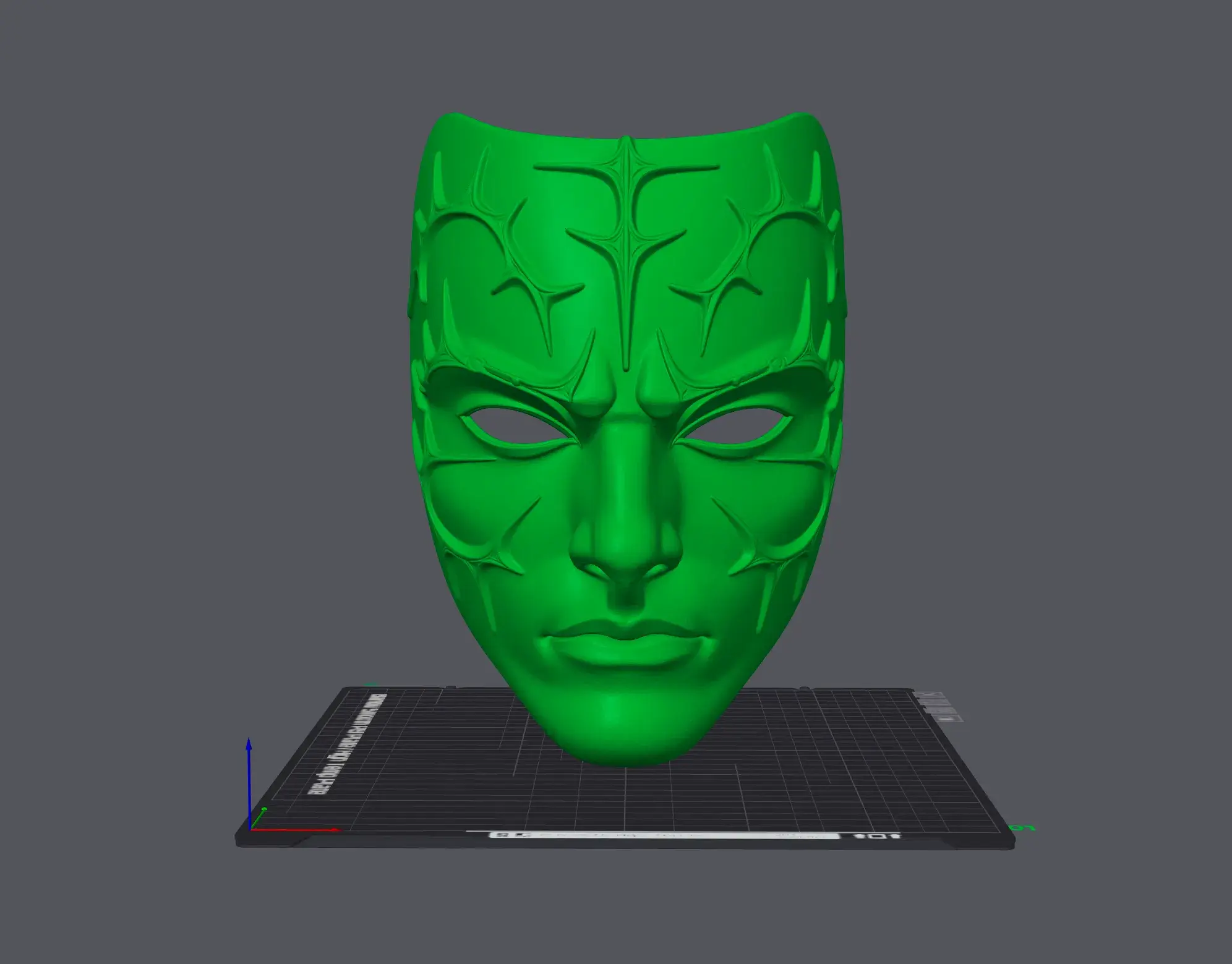 Dark Thorn Mask – Detailed 3D Printable Mask Model