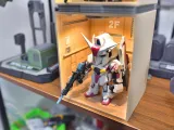 [Stackable, Illuminated] Mecha Hangar: Perfect Fit for Gundam QMSV Blind Box Collectibles-7