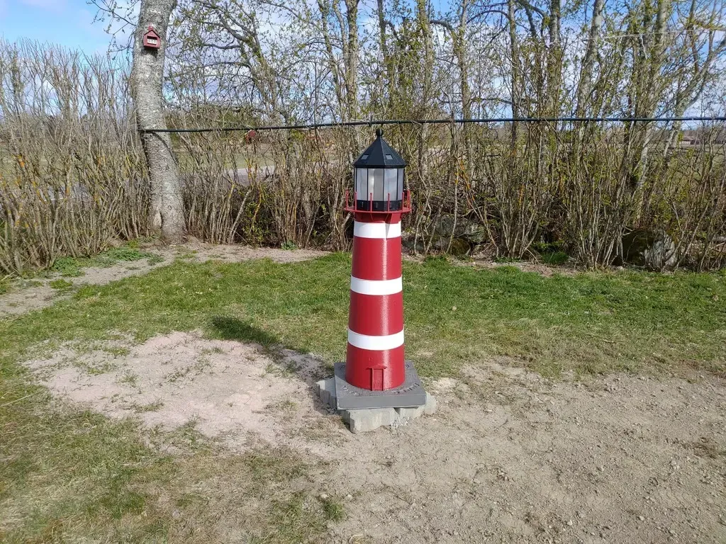 Lighthouse (fyr) from Närsholmen in Gotland (Sweden)