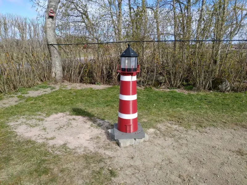 Farul din Närsholmen în Gotland (Suedia)