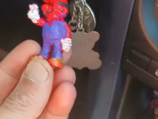 mario keychain