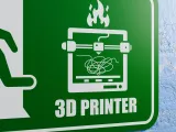 3D Printer Emergency Sign - Left Side Arrow Left-3