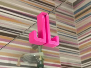 COLGADOR MAMPARA BAÑO