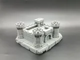 Fantasy Dwarf Castle Mini Terrain -Tabletop RPG DnD-3
