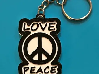 Keychain Logo Peace