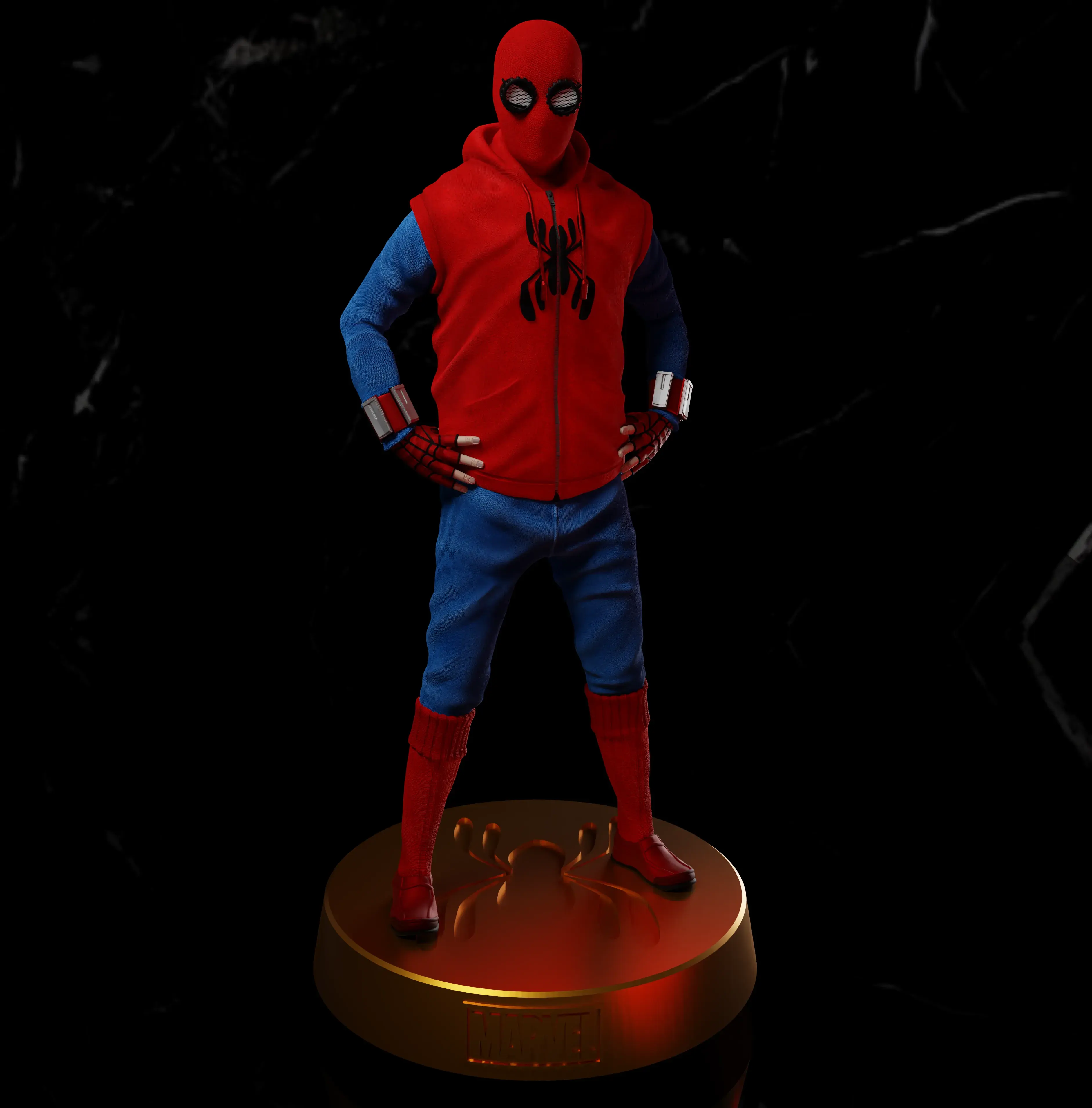 Spiderman Homemade Suit - fan art