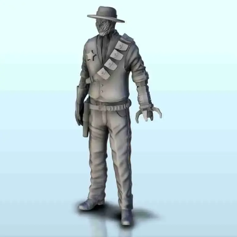 Sheriff with bionic hand 14 (+ supported version) - miniatur