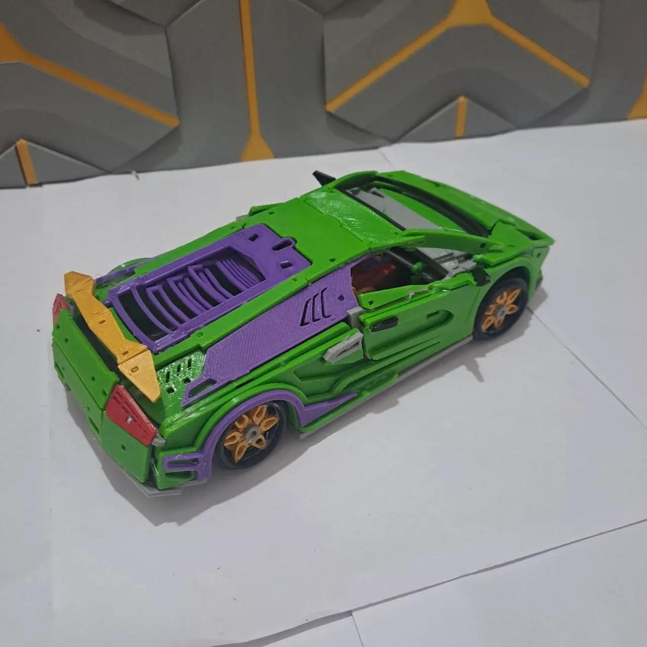 lamborghini car 3d model miniature