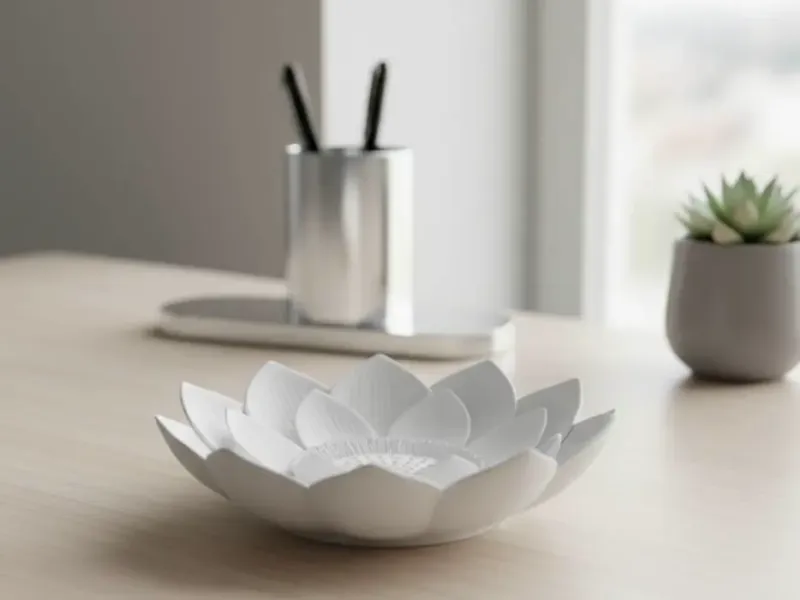 Lotus Plate Flower decoration art