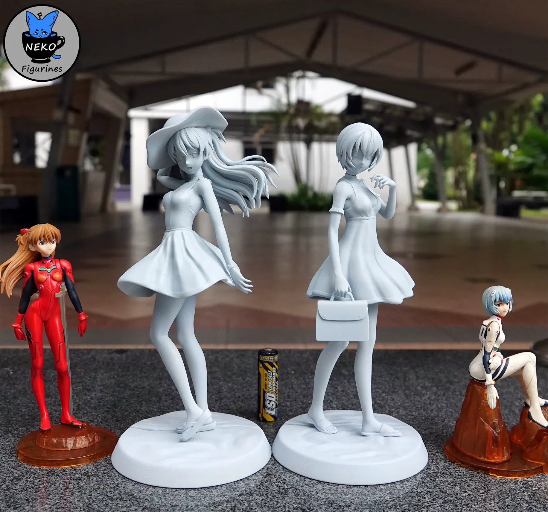 Asuka and Rei Summer Dress - Evangelion 3D Printing Model
