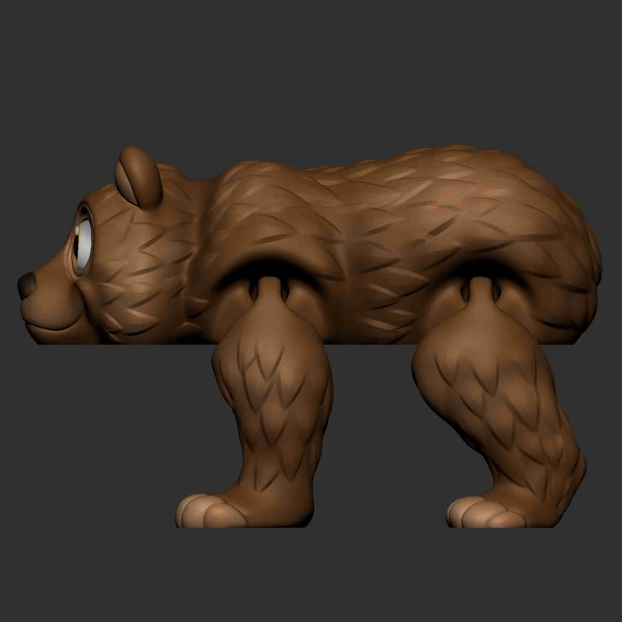 Cute Flexi Bear (PRINT IN PLACE)