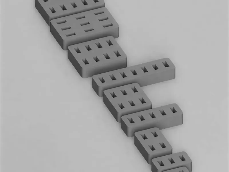 Simpe 2-9 USB Type-A Flash drive holder
