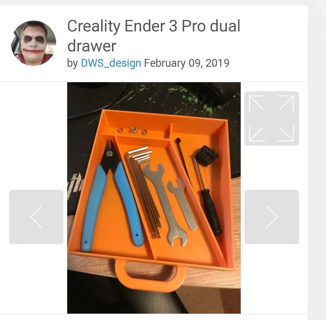 Creality Ender 3 Pro dual drawer