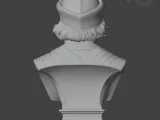 Christopher Columbus Bust STL-4