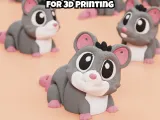Articulated Mouse STL & 3MF – Flexi Fidget Toy-2