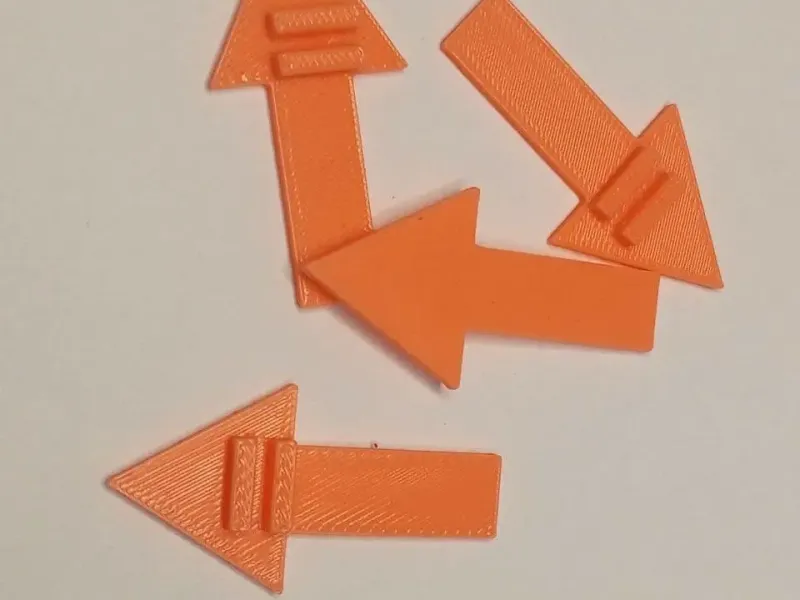 Bicycle Spoke Arrow Ornament