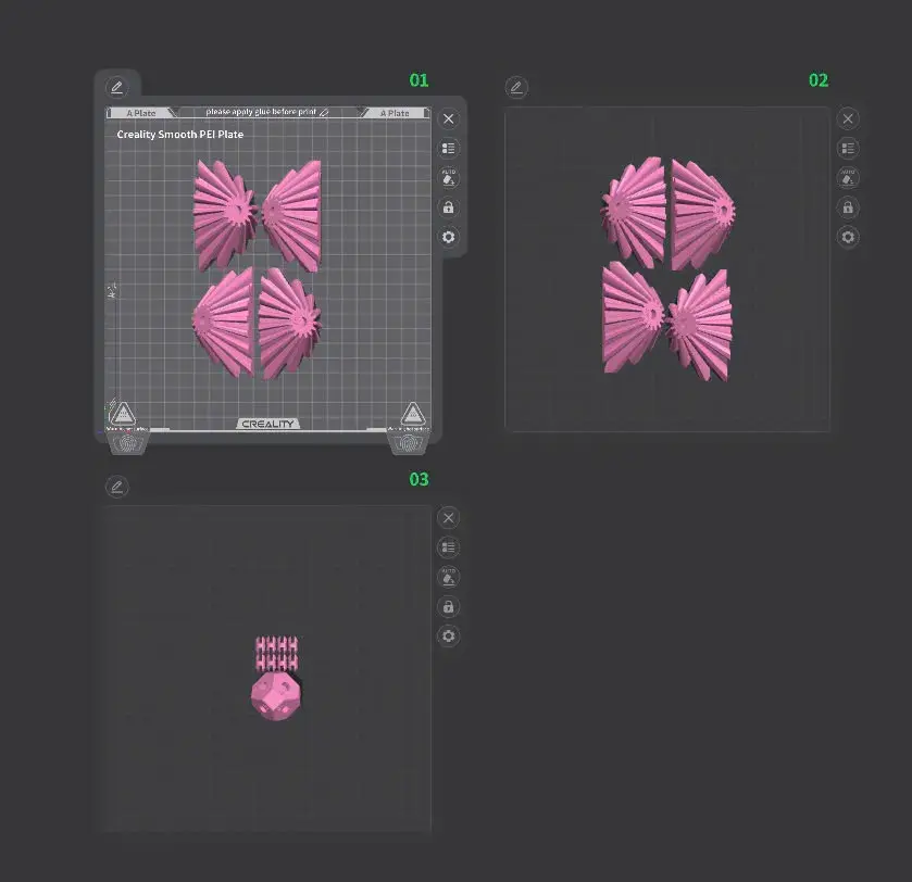 Hourglass Gear Fidget Toy