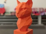 Geometric Cat Bust-0