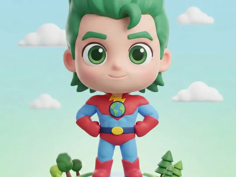 Chibi Captain Planet
