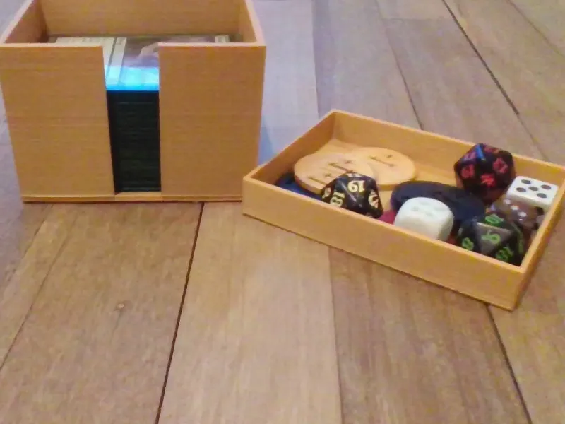 Bibliotheksbox, Würfelbox und Deckbox
