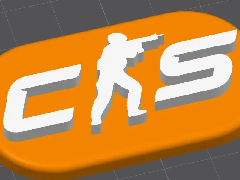 Counter Strike key chain