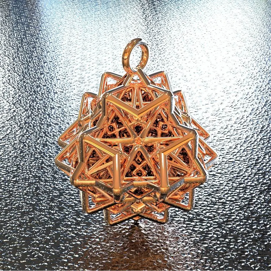 Octahedron Pendant