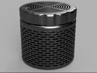 Silica gel spool container