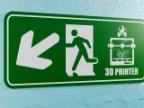 3D Printer Emergency Sign - Left Arrow Down-Left-5