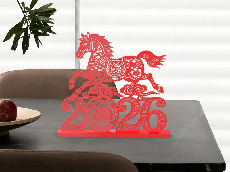 Horse New Year Paper-cuts for Window Decoration, Pendants