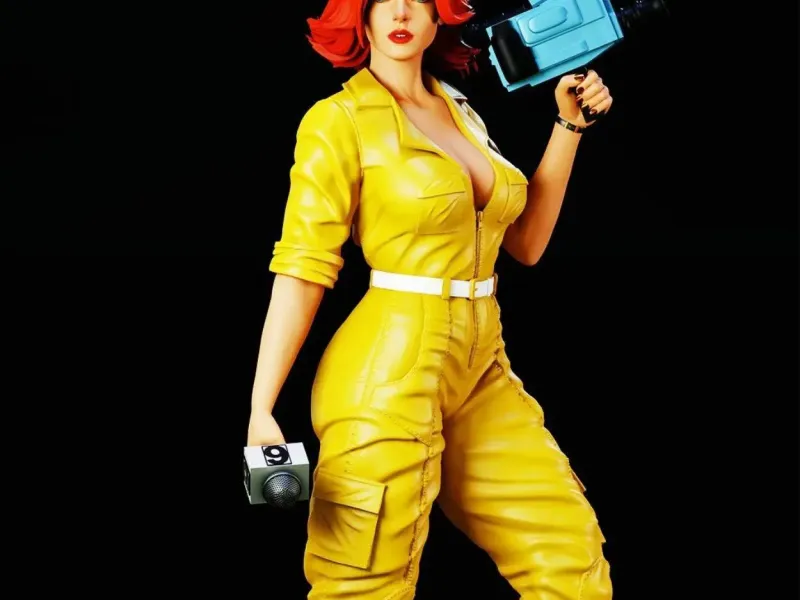 Action Figure April Oneil Sexy Multipart Nsfw