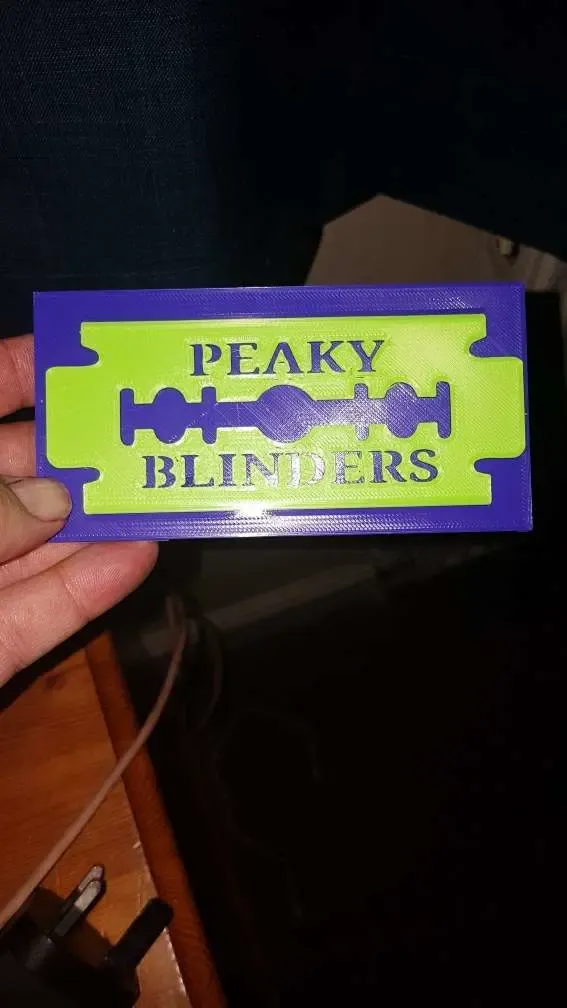 peaky blinders door plaque 
