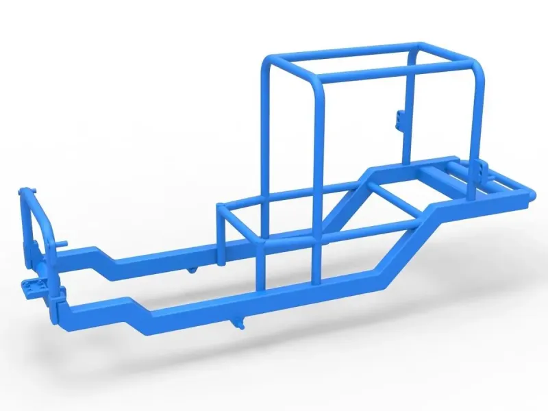 Frame of Vintage Supermodified stock car Scale 1:25