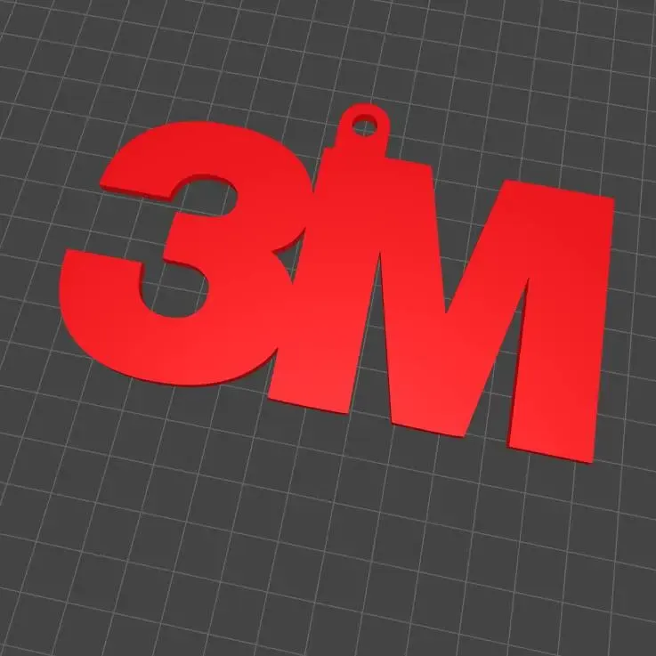 3M Logo Keychain – Single Color