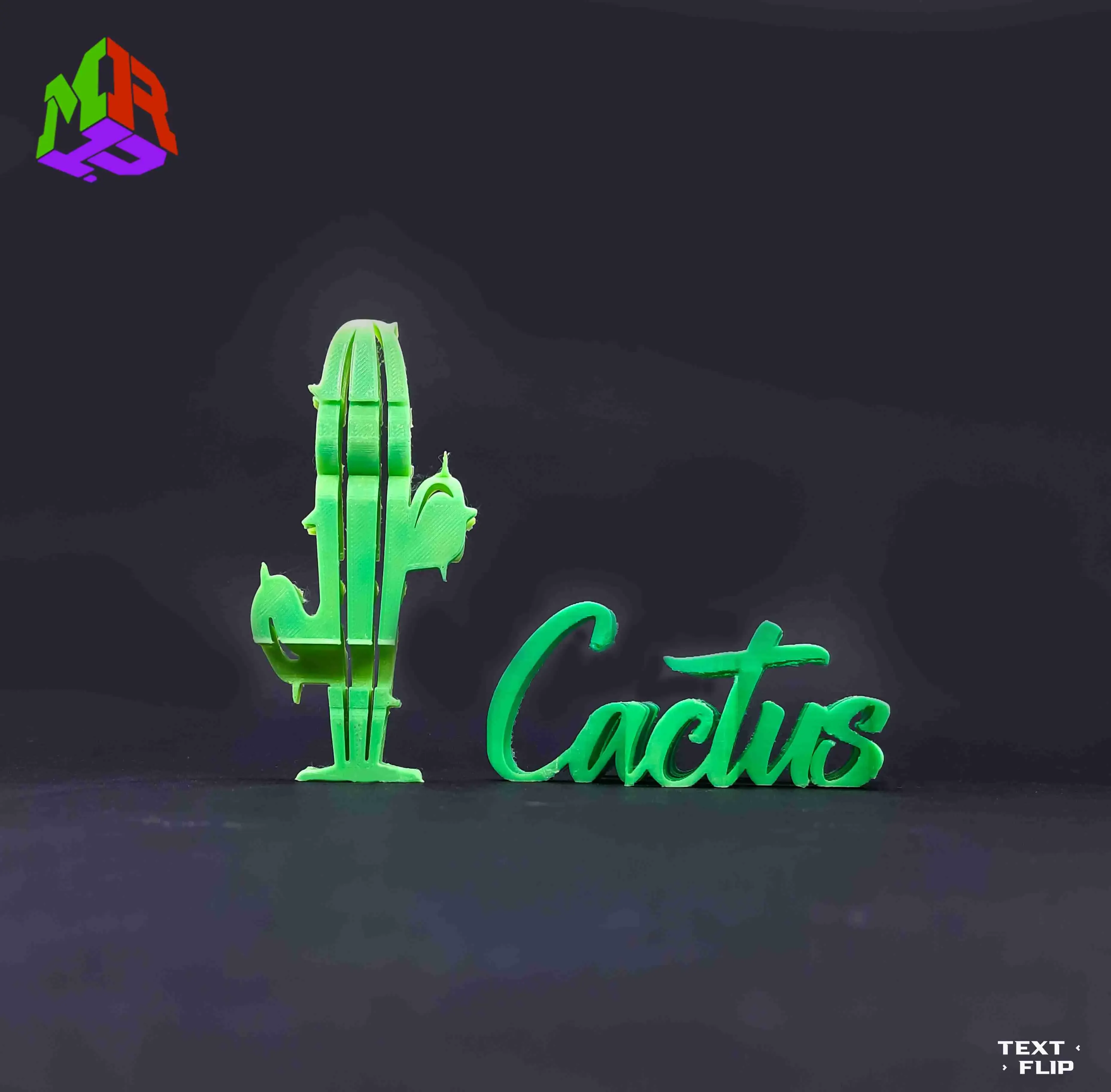 Text Flip - Cactus