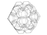 Wireframe Shape Penta Flake Dodecahedron-5