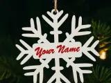 Customizable Christmas Snowflake-2