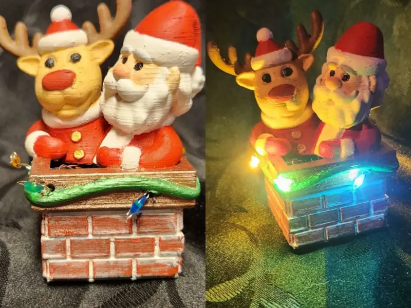 Alvin's 2022 Christmas print and paint competition 