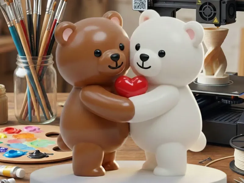 Valentine's Day teddy bear
(osito de San Valentín)