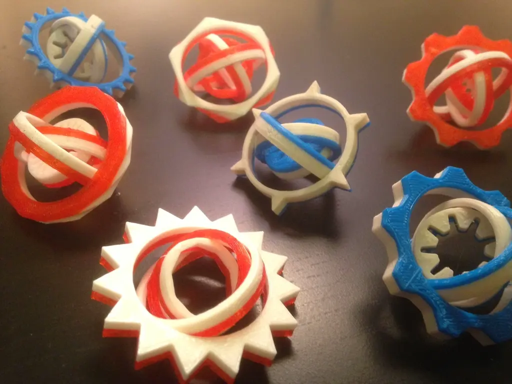Gyro File 3D Printer Files | 3MF File | Personalizable Math Gyros | Creality Cloud