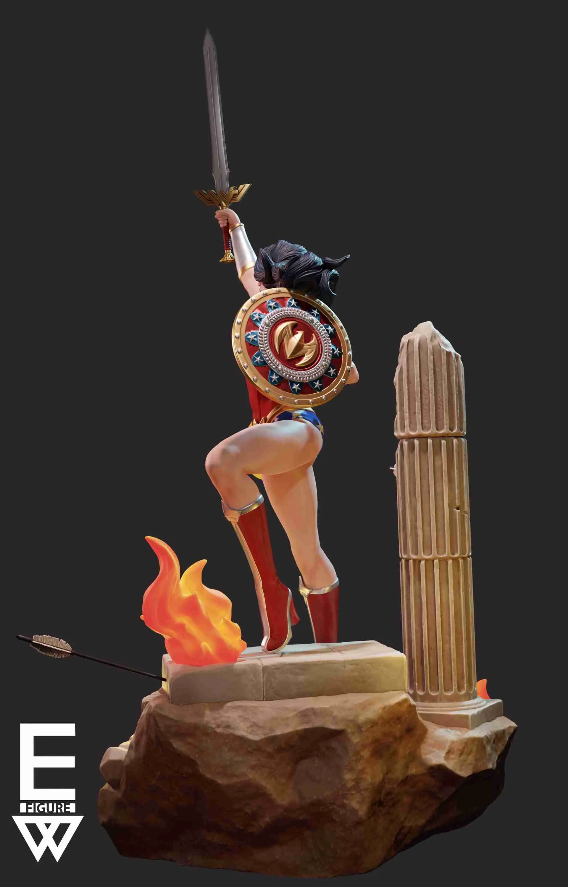 Wonder Woman - 3D STL LISTO PARA IMPRIMIR