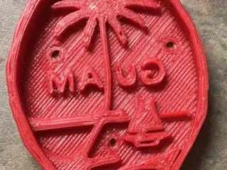 Guam Seal Cookie Cutter