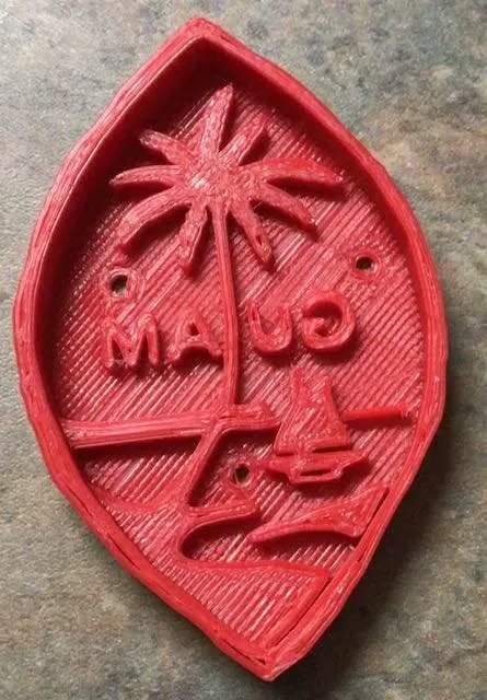Guam Seal Cookie Cutter