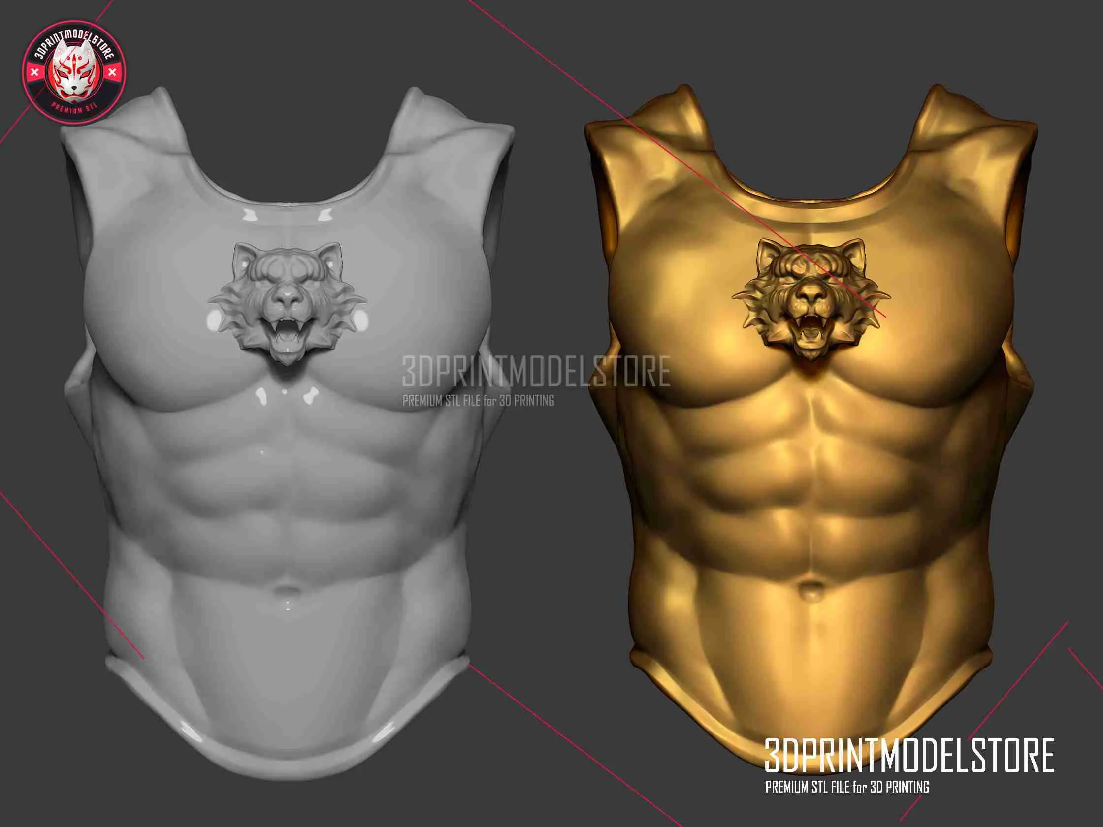 Roman Muscle Armor Body Chest Cosplay Costume Halloween