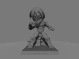 ¡El Retumbar de la ternura! – Titán de Ataque Chibi-2