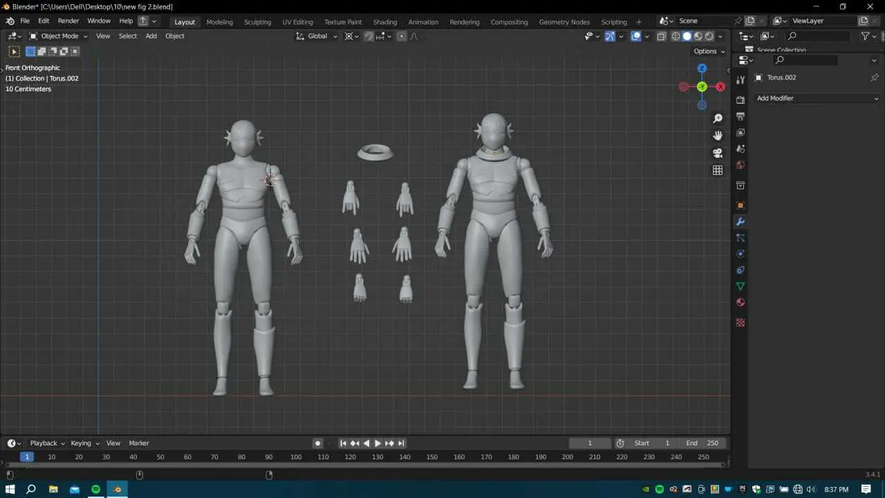 Articulated Spiderman Figure.